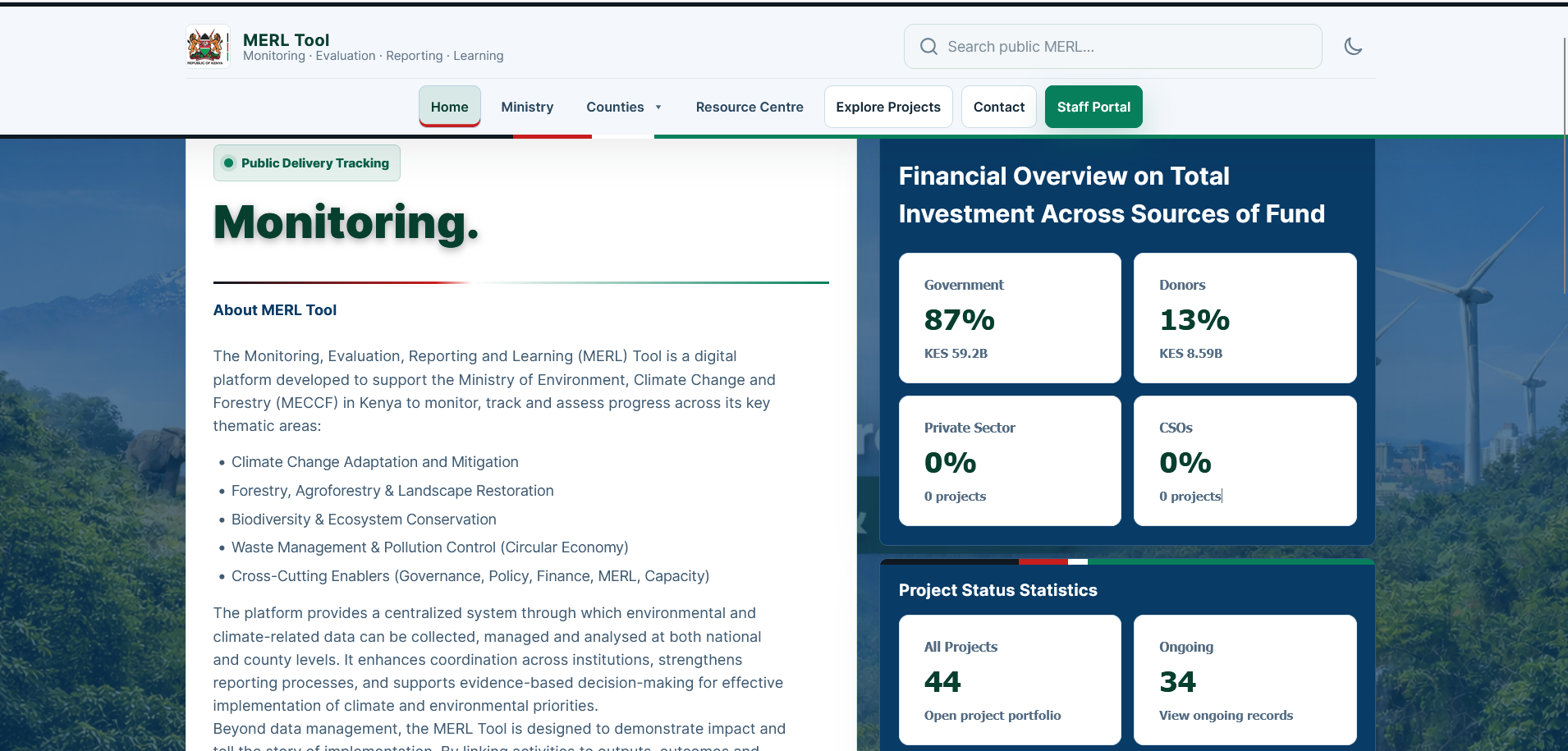 MERL data collection system